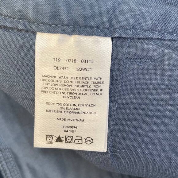 Mountain Hardwear Blue Chino Pants size 14/32 - Picture 5 of 10